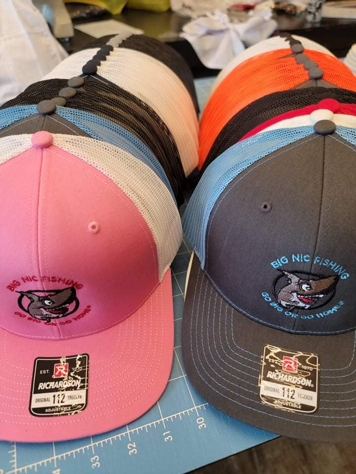 Pink big nic fishing hat – Big Nic Fishing